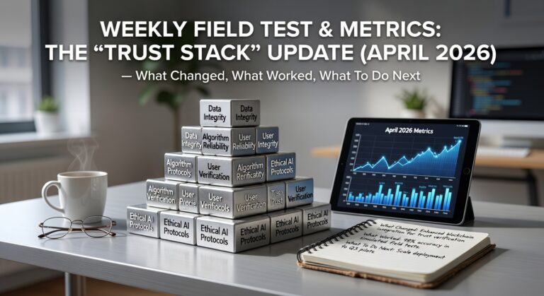Weekly Field Test & Metrics: The “Trust Stack” Update (April 2026) — What Changed, What Worked, What To Do Next