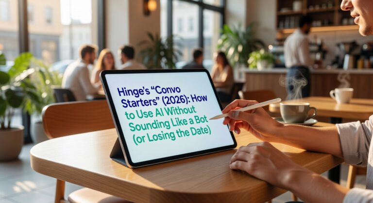 Hinge’s “Convo Starters” (2026): How to Use AI Without Sounding Like a Bot (or Losing the Date)
